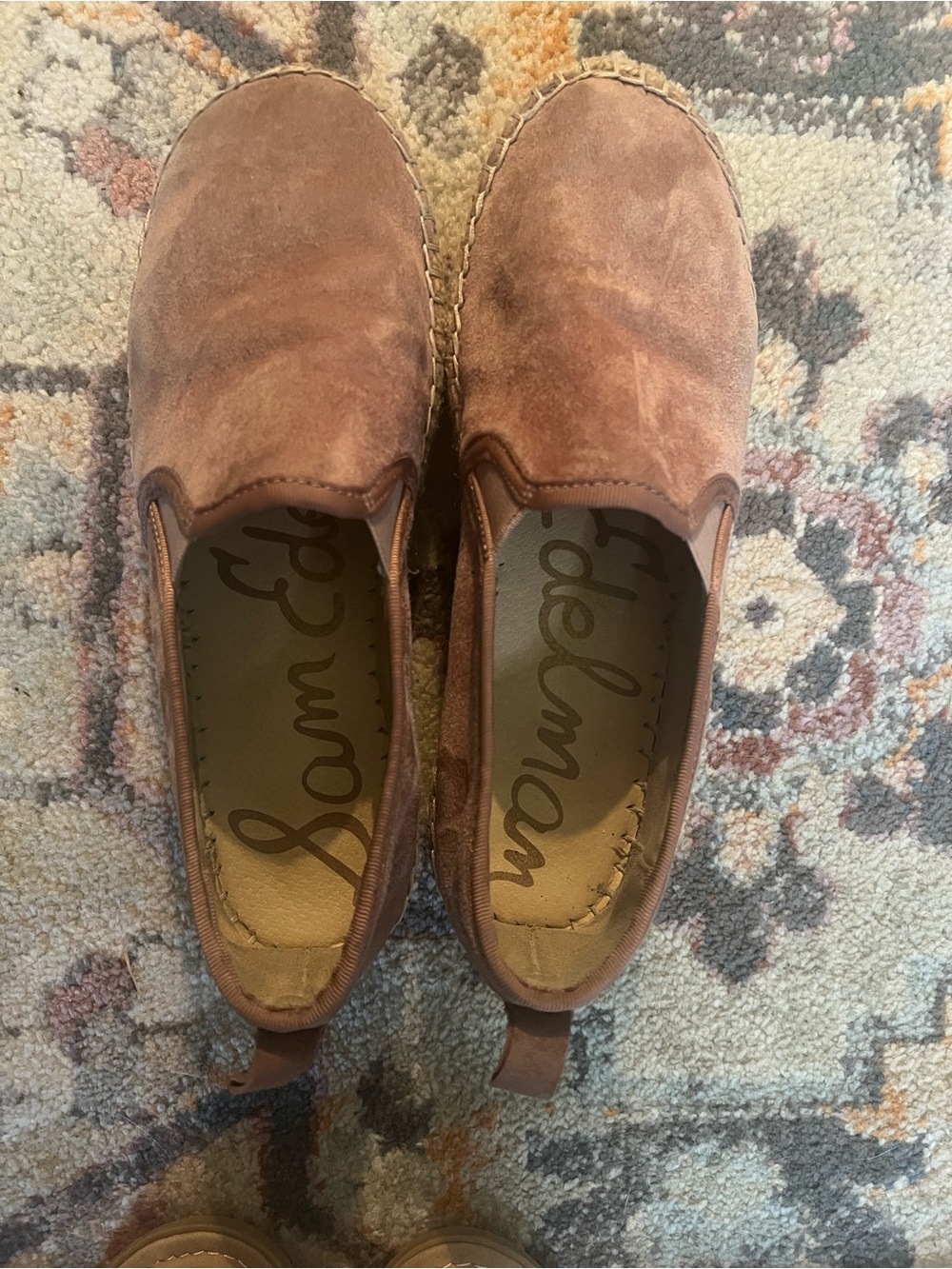 Sam Edelman Suede Espadrille Slip-Ons – Size 7